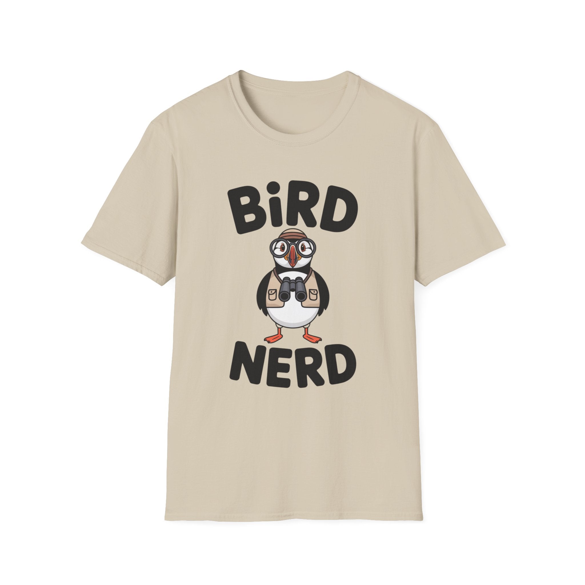 Bird Nerd Fun Puffin T-Shirt