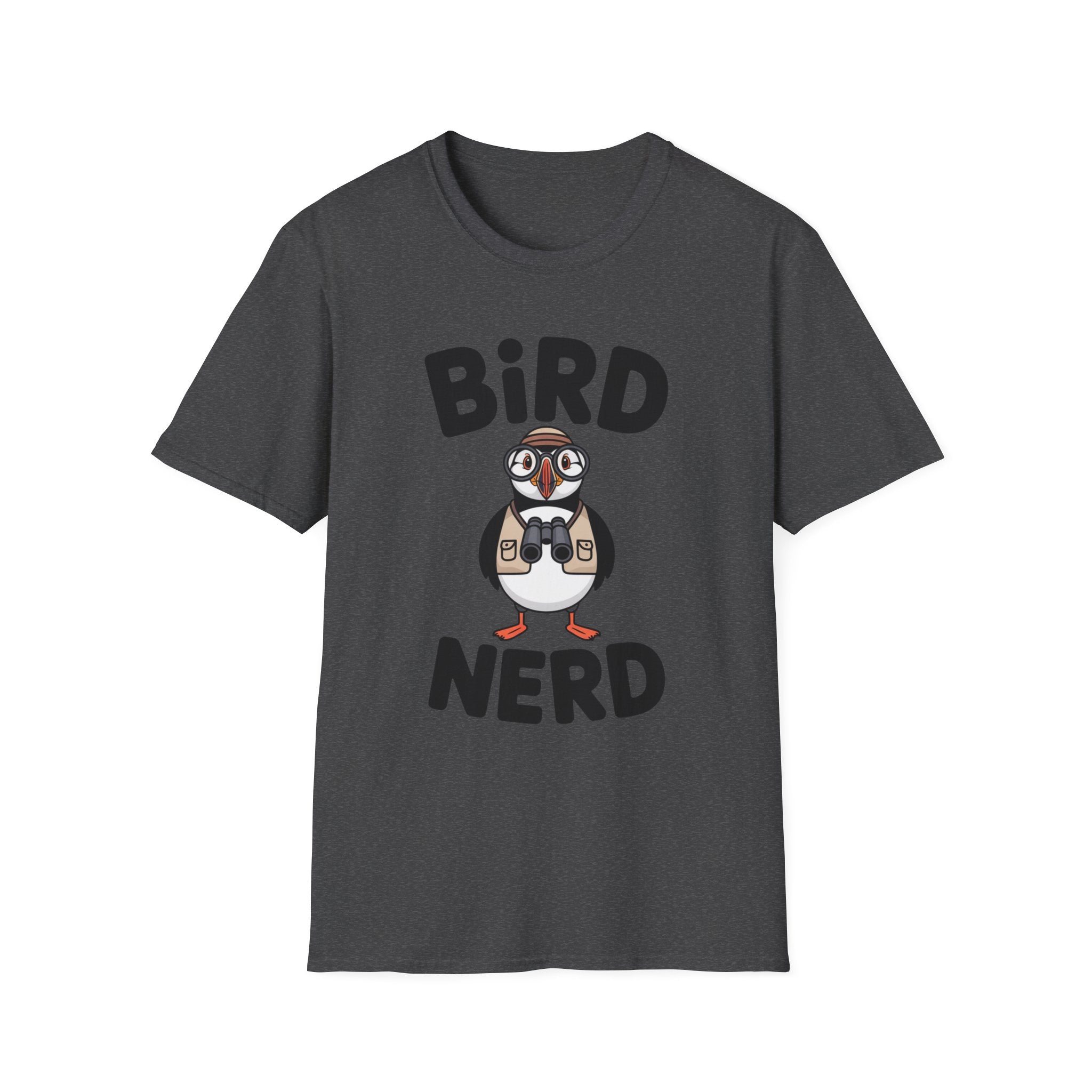 Bird Nerd Fun Puffin T-Shirt