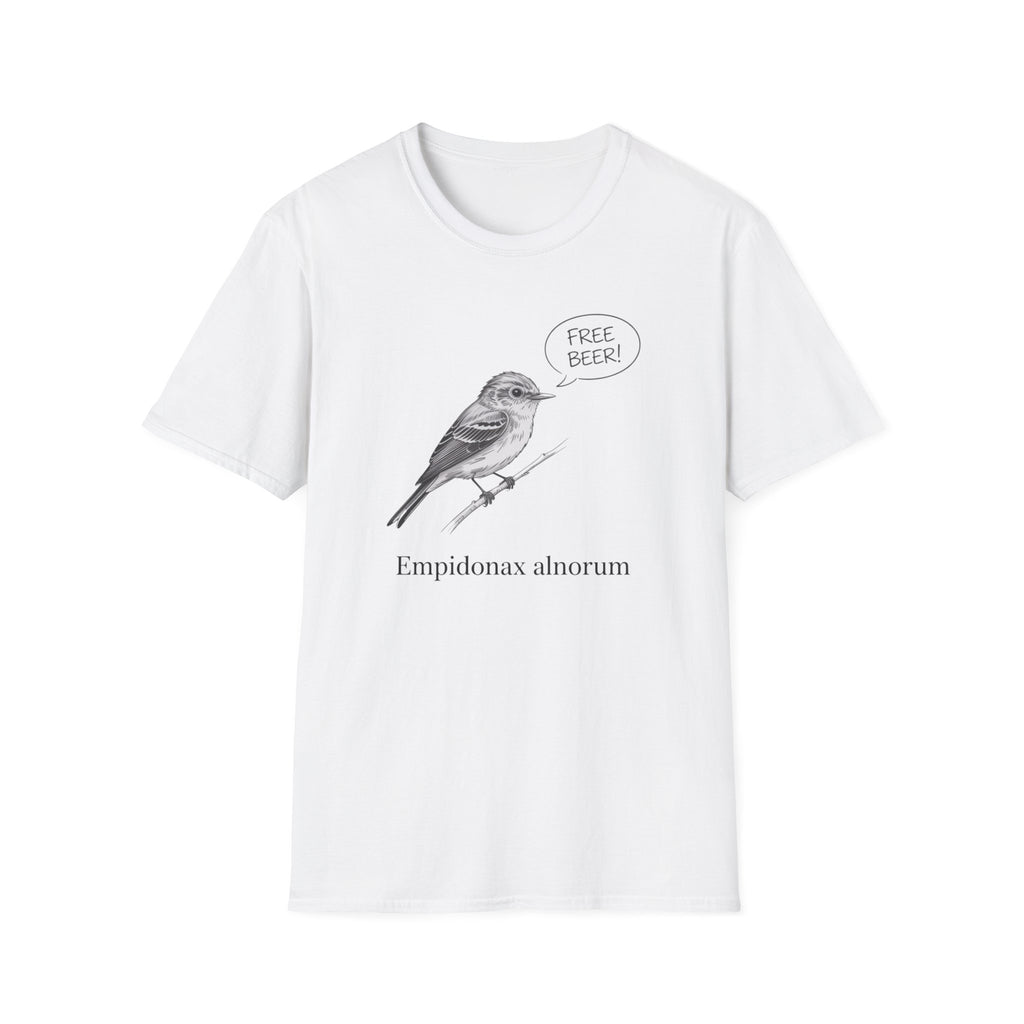 Alder Flycatcher Mnemonic T-Shirt
