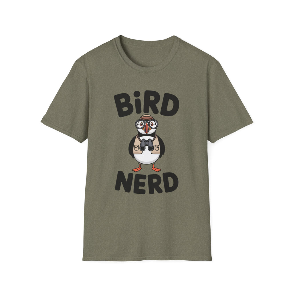 Bird Nerd Fun Puffin T-Shirt