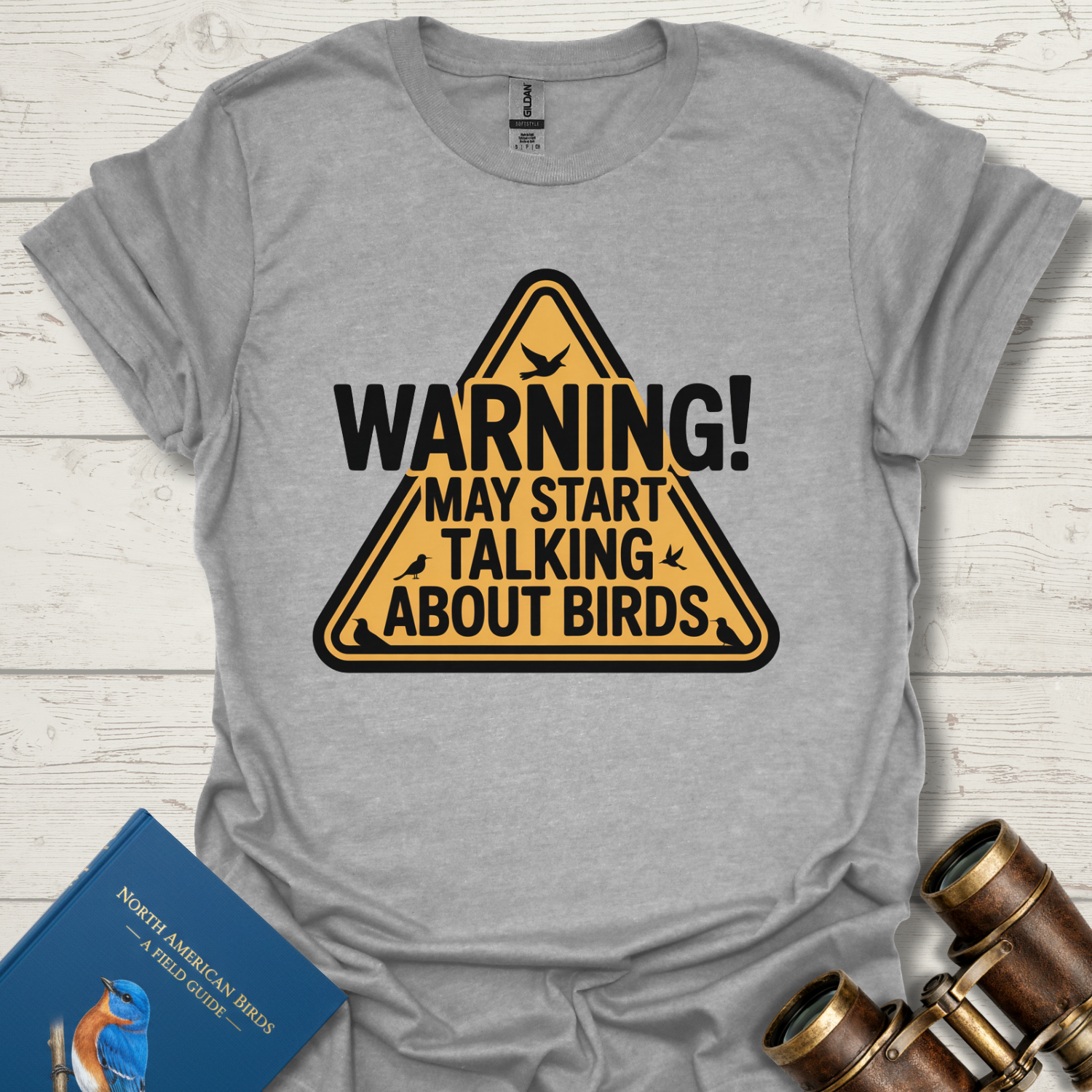 Warning Talks About Birds T-Shirt