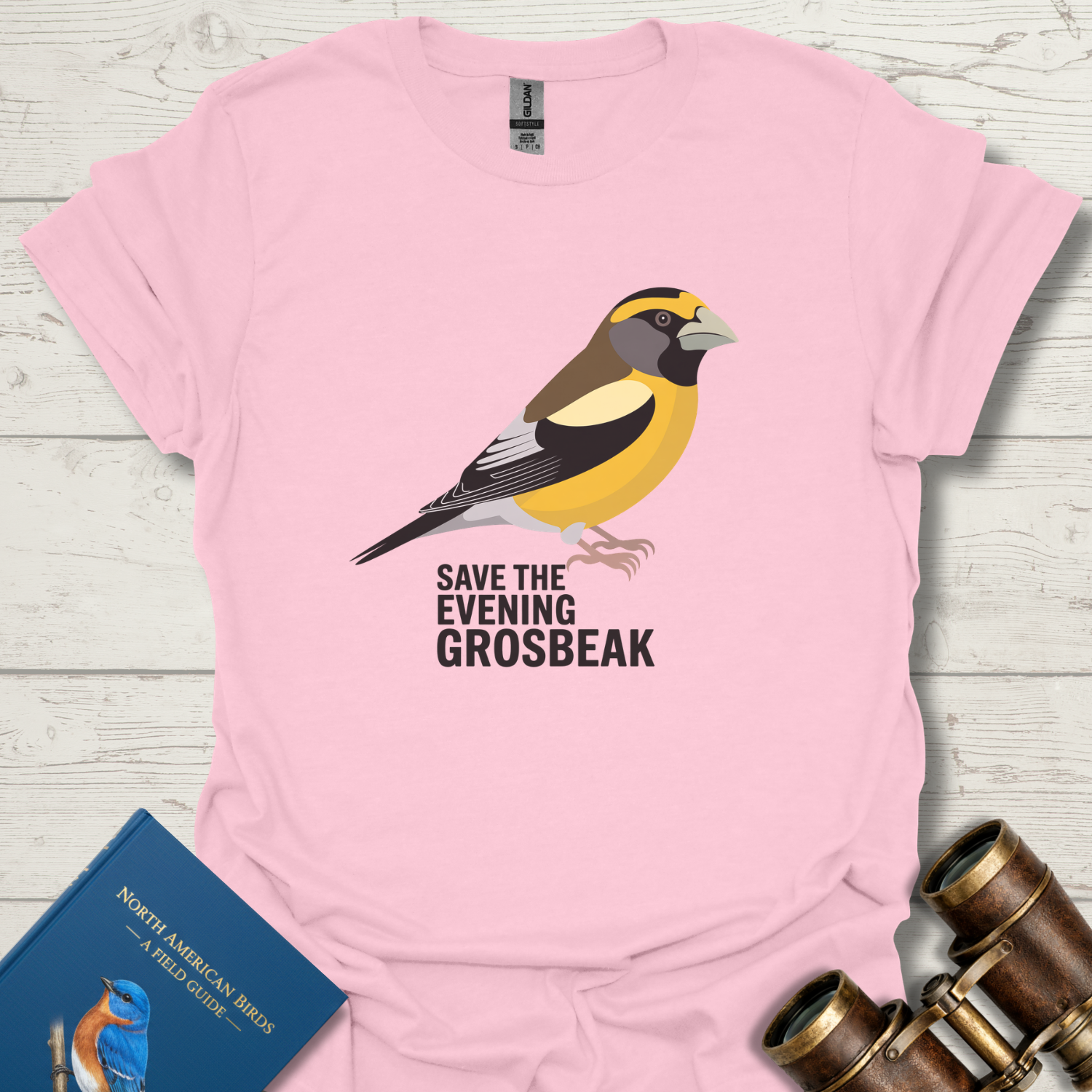 Save The Grosbeak Bird T-Shirt