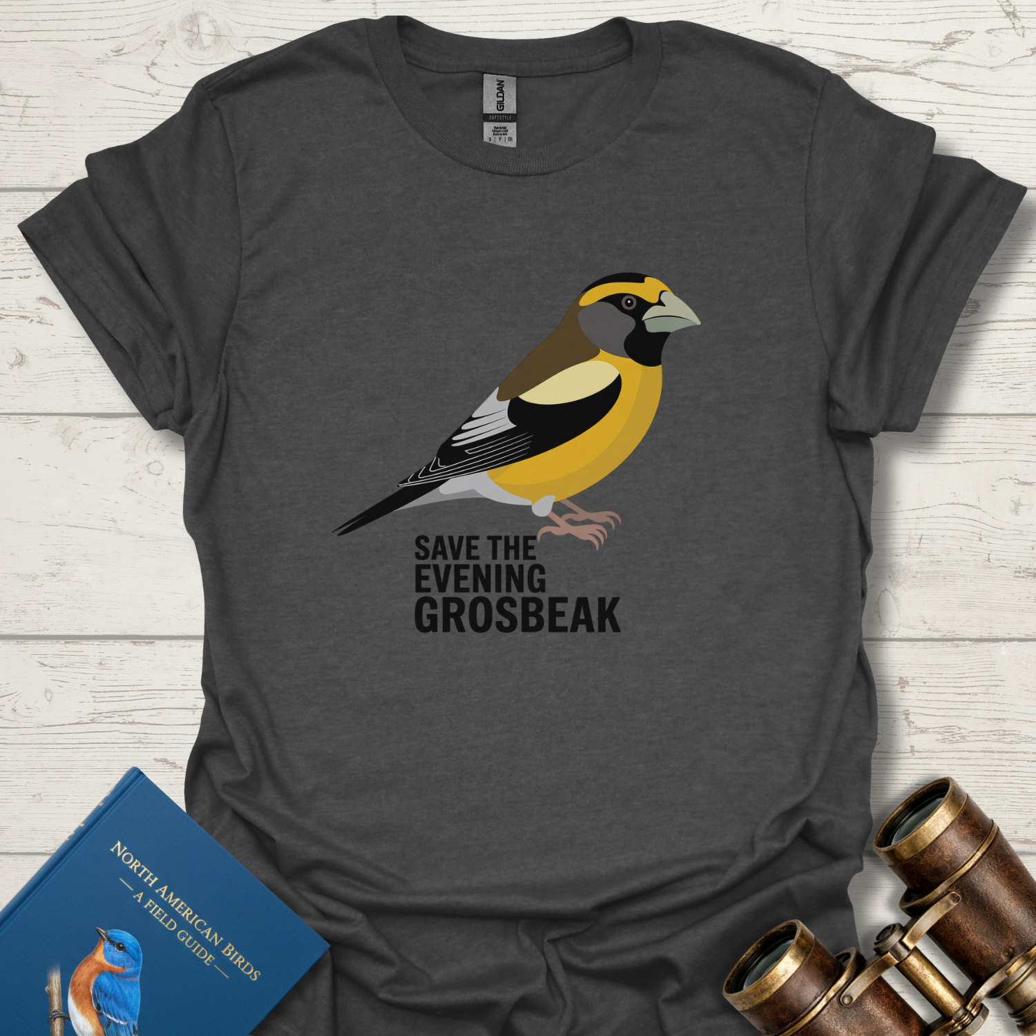 Save The Grosbeak Bird T-Shirt