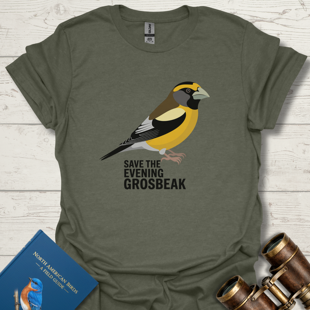Save The Grosbeak Bird T-Shirt
