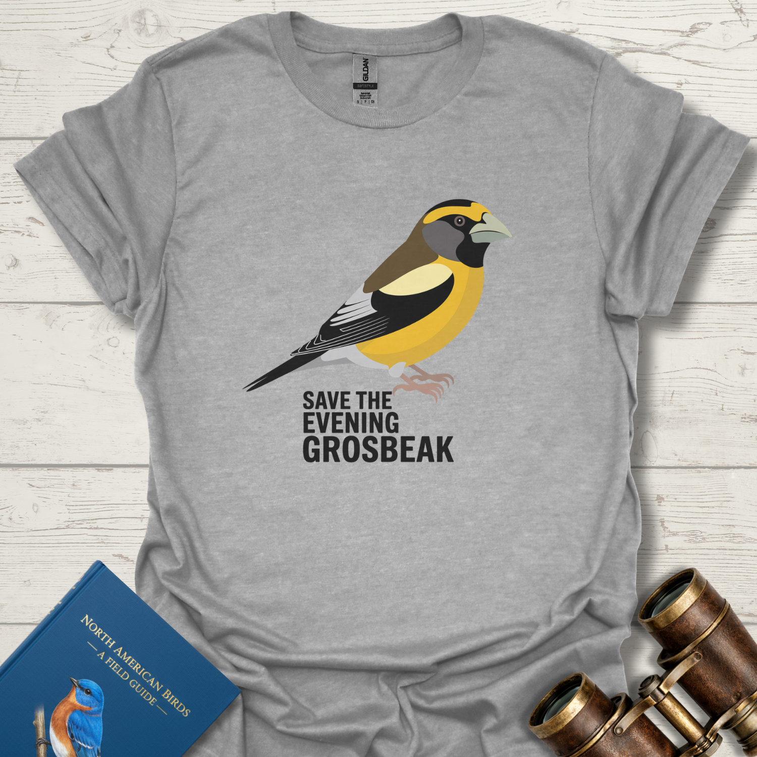 Save The Grosbeak Bird T-Shirt