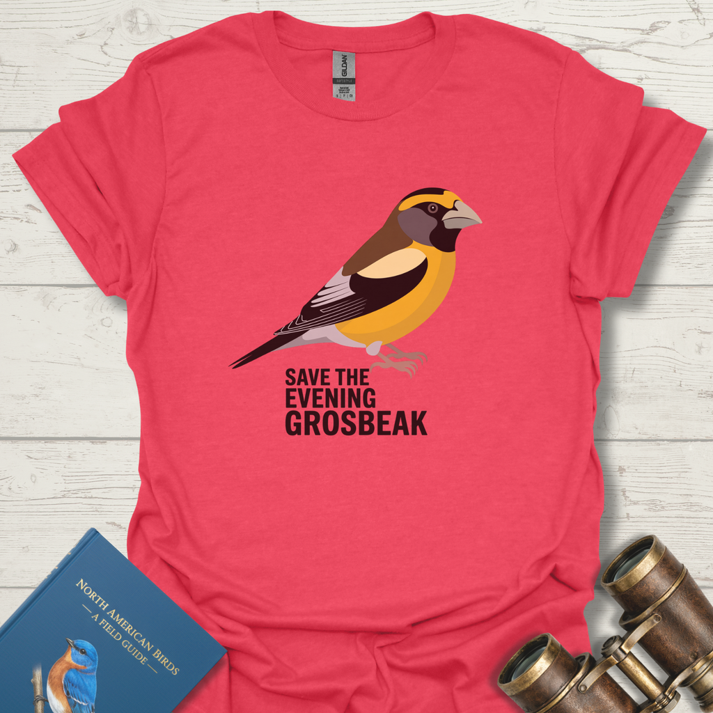 Save The Grosbeak Bird T-Shirt