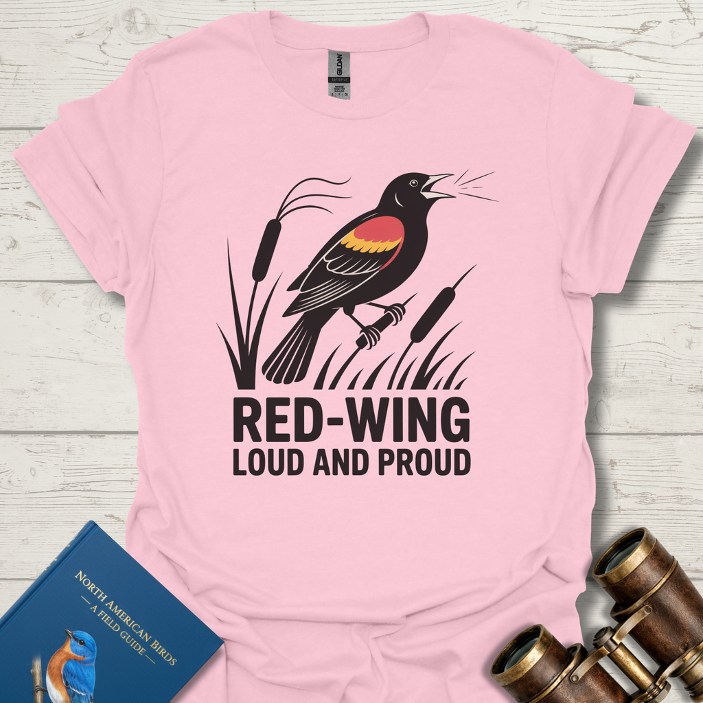 Red Winged Black Bird Loud n Proud T-Shirt