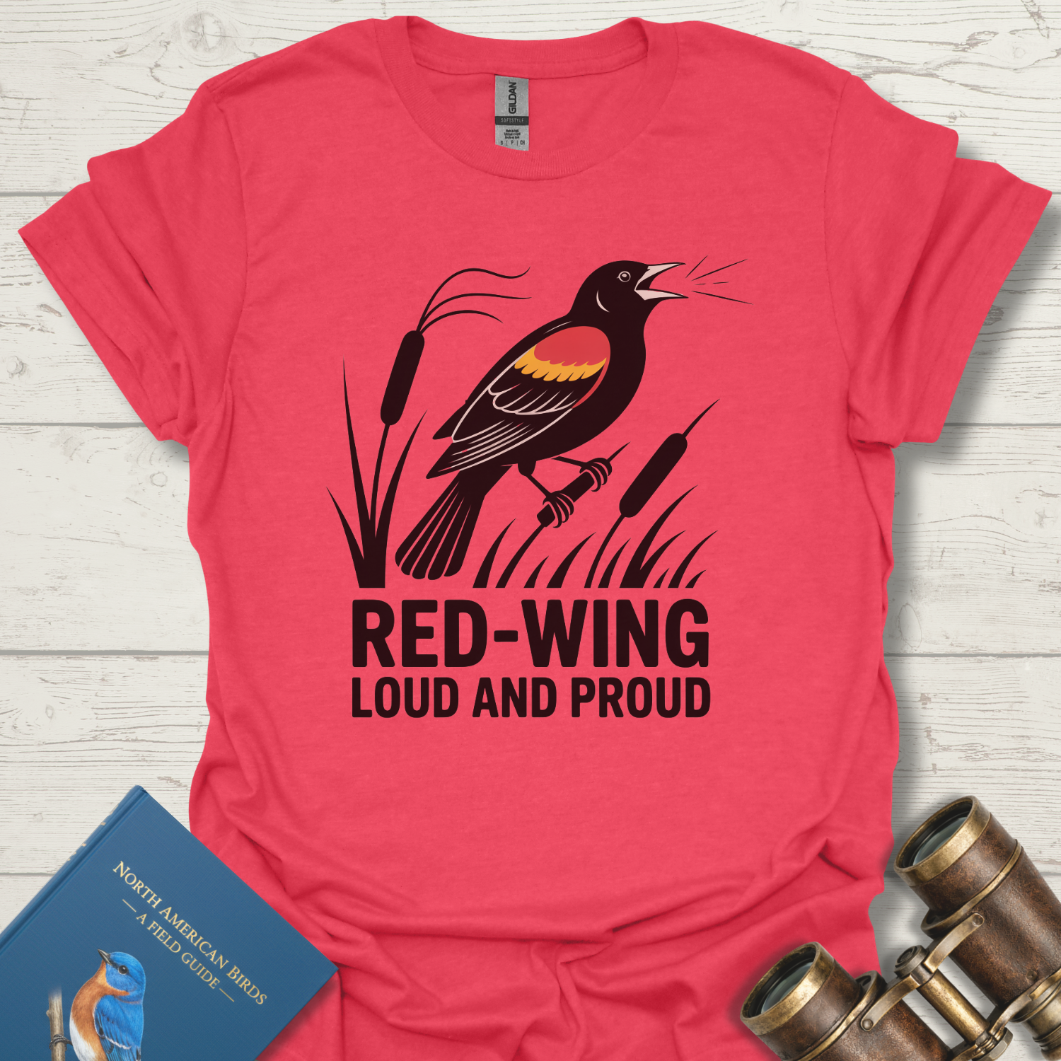 Red Winged Black Bird Loud n Proud T-Shirt
