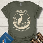 Protect Wetlands Bird T-Shirt