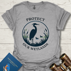 Protect Wetlands Bird T-Shirt