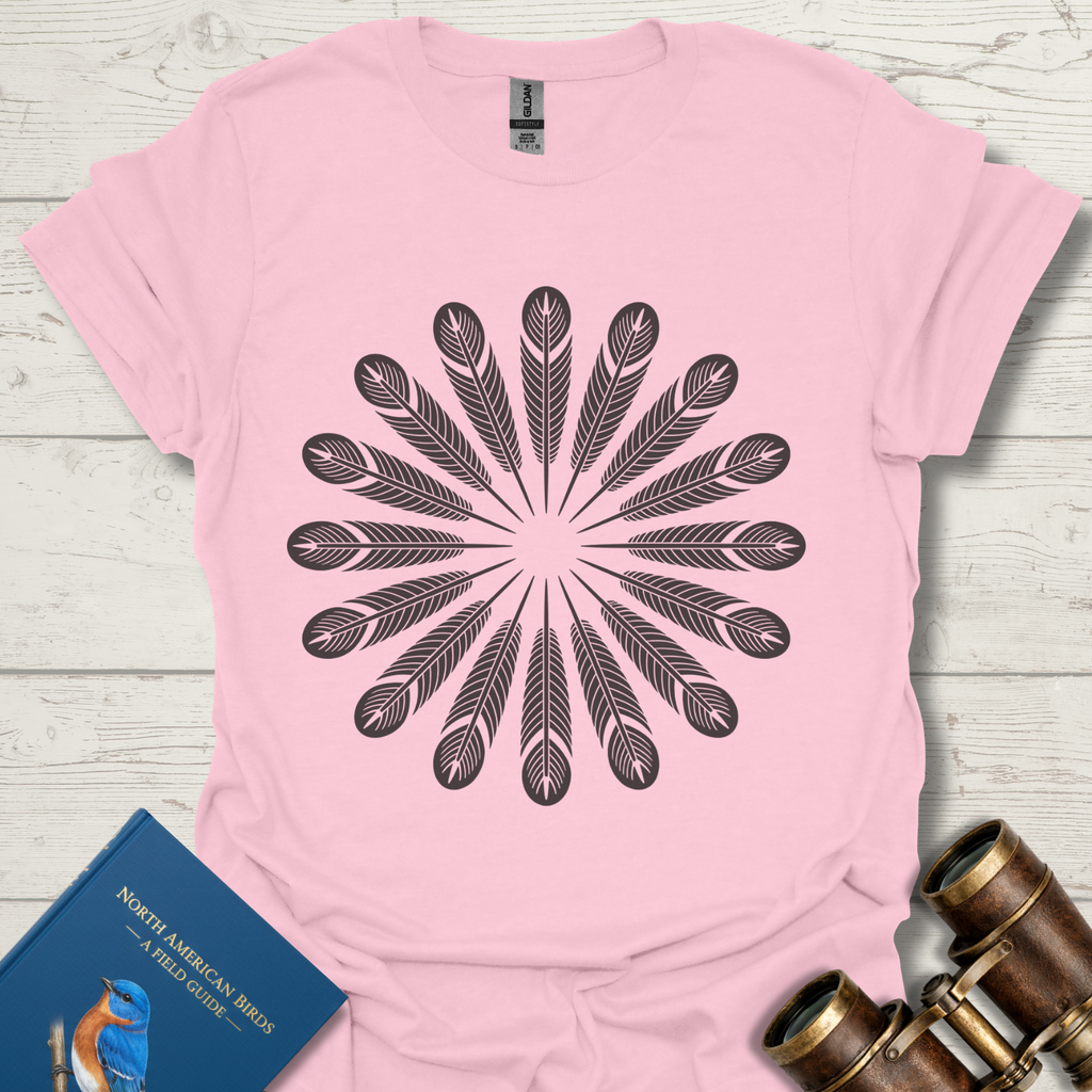 Feather Mandala Bird T-Shirt