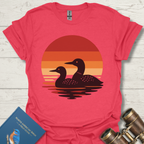 Loon Sunset Bird T-Shirt