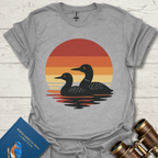 Loon Sunset Bird T-Shirt