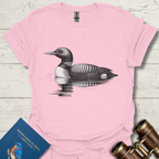 Common Loon Sketch Bird T-Shirt