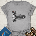 Common Loon Sketch Bird T-Shirt
