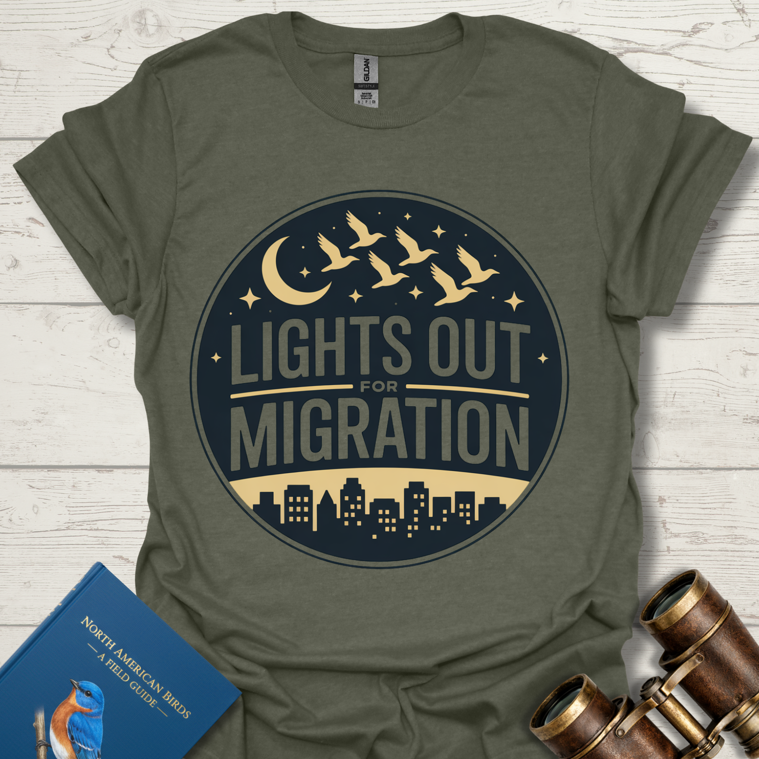 Lights Out For Migration Bird T-Shirt