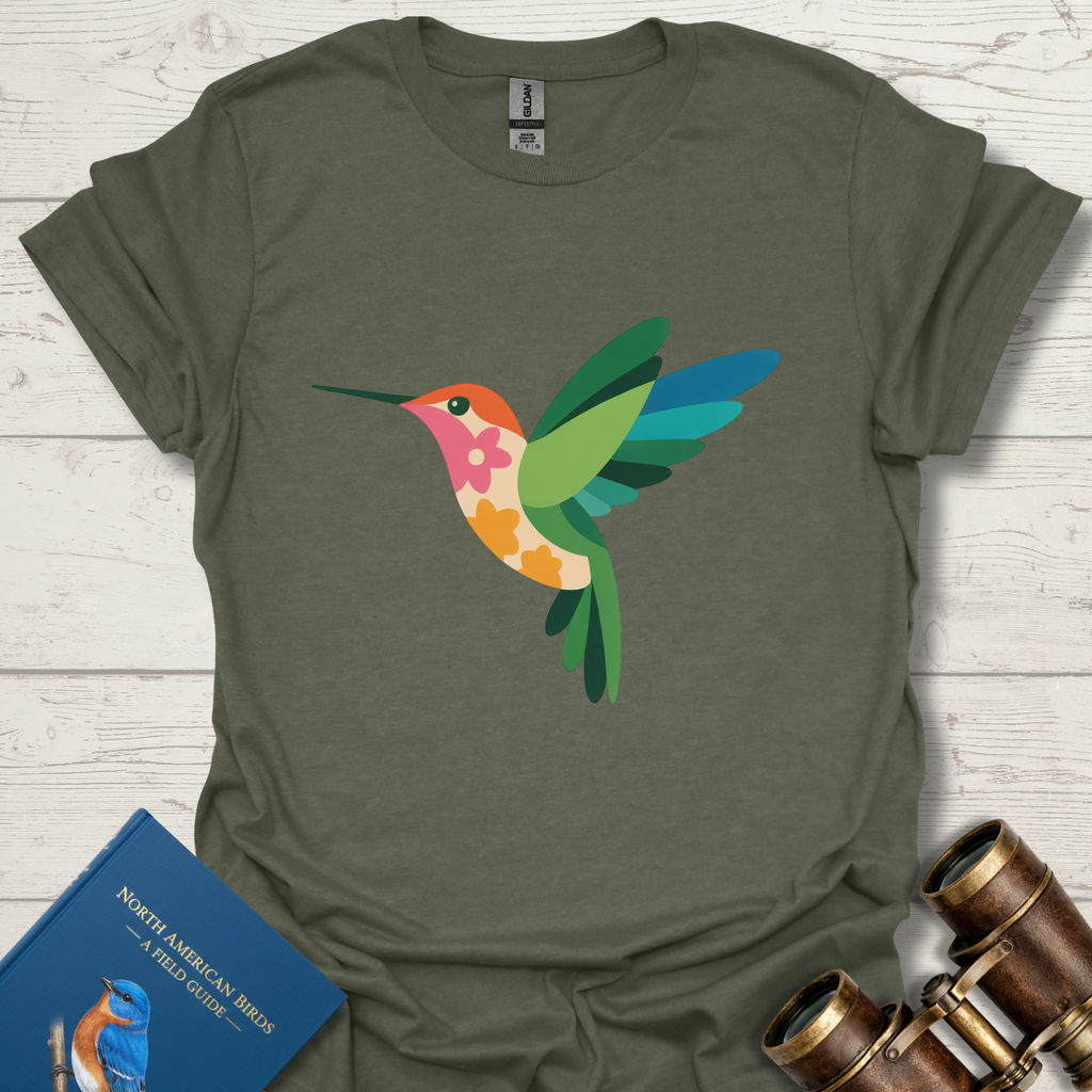 Hummingbird Flower T-Shirt