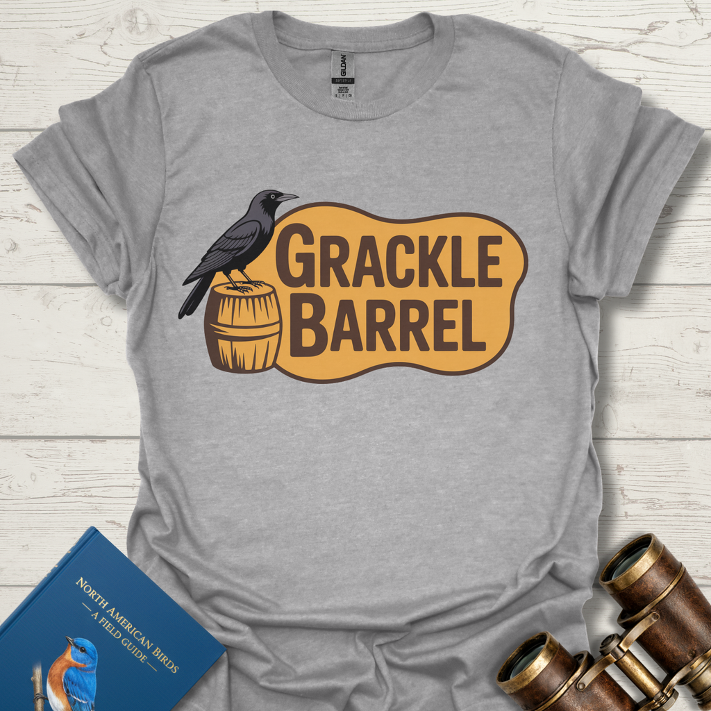 Grackle Barrel Bird T-Shirt