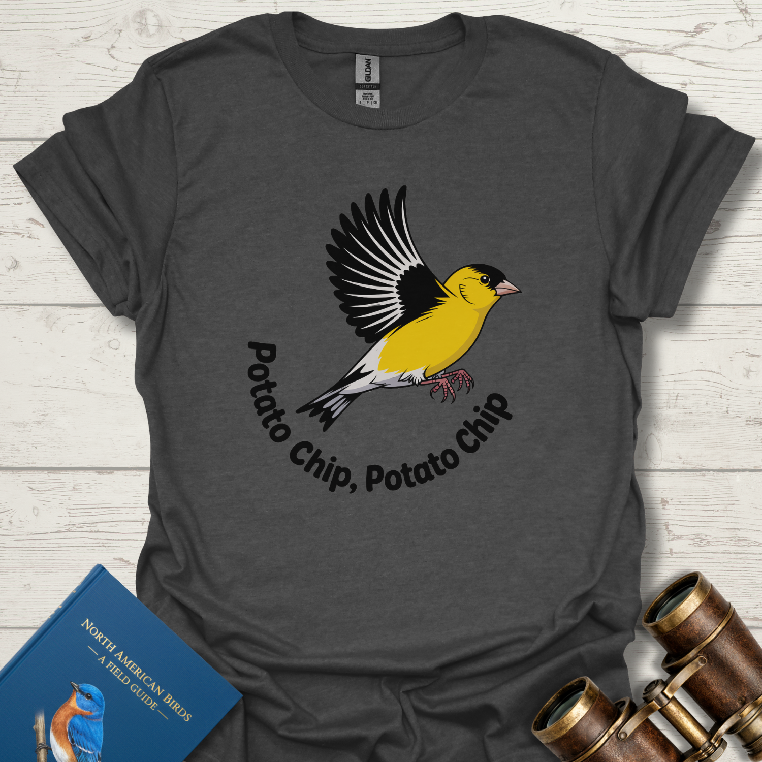 Goldfinch Potato Chip Bird T-Shirt