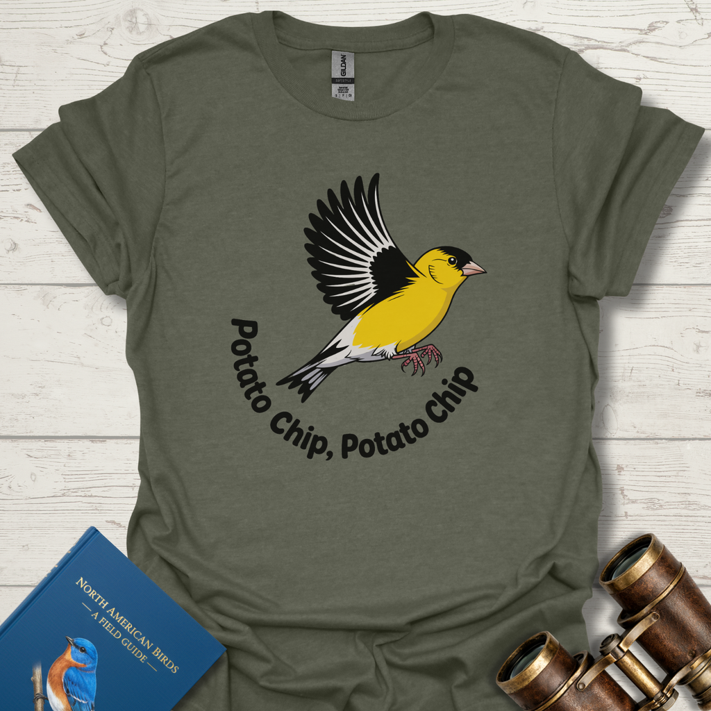 Goldfinch Potato Chip Bird T-Shirt