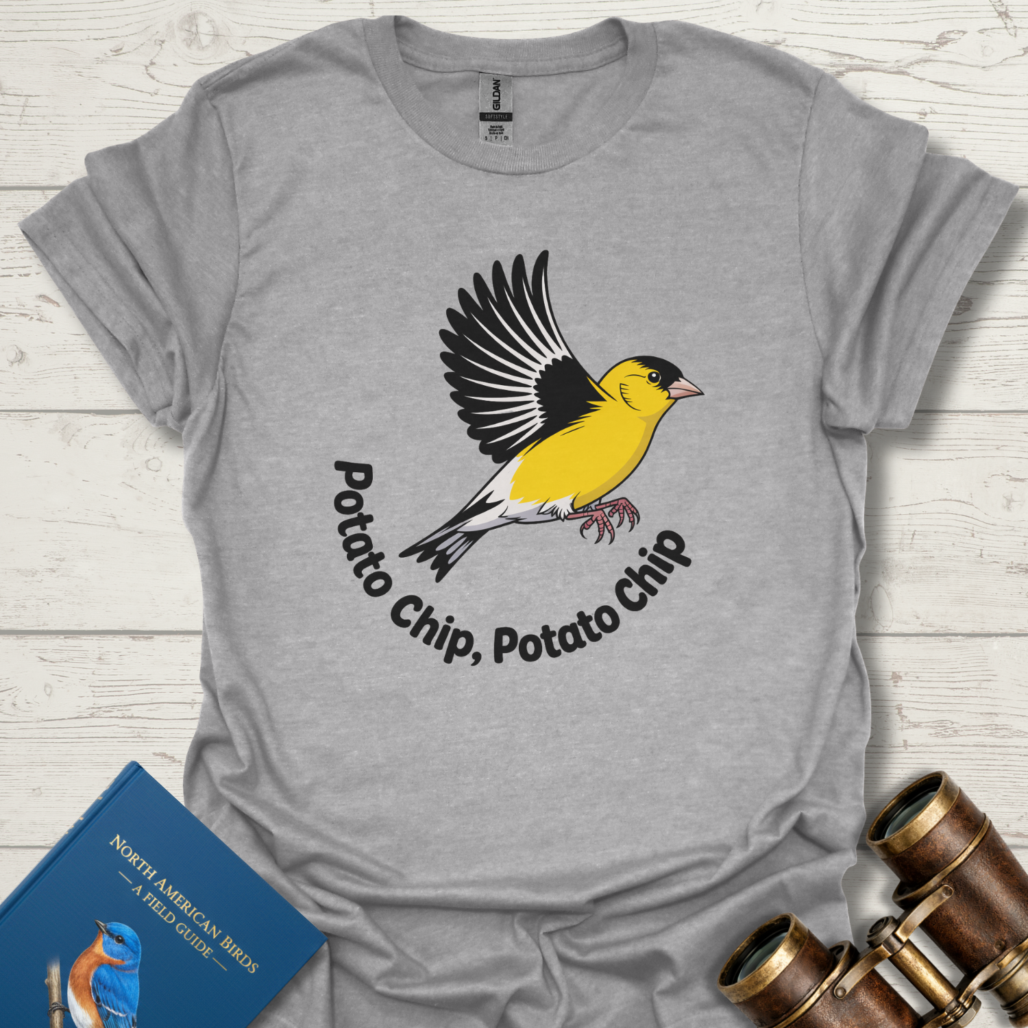 Goldfinch Potato Chip Bird T-Shirt