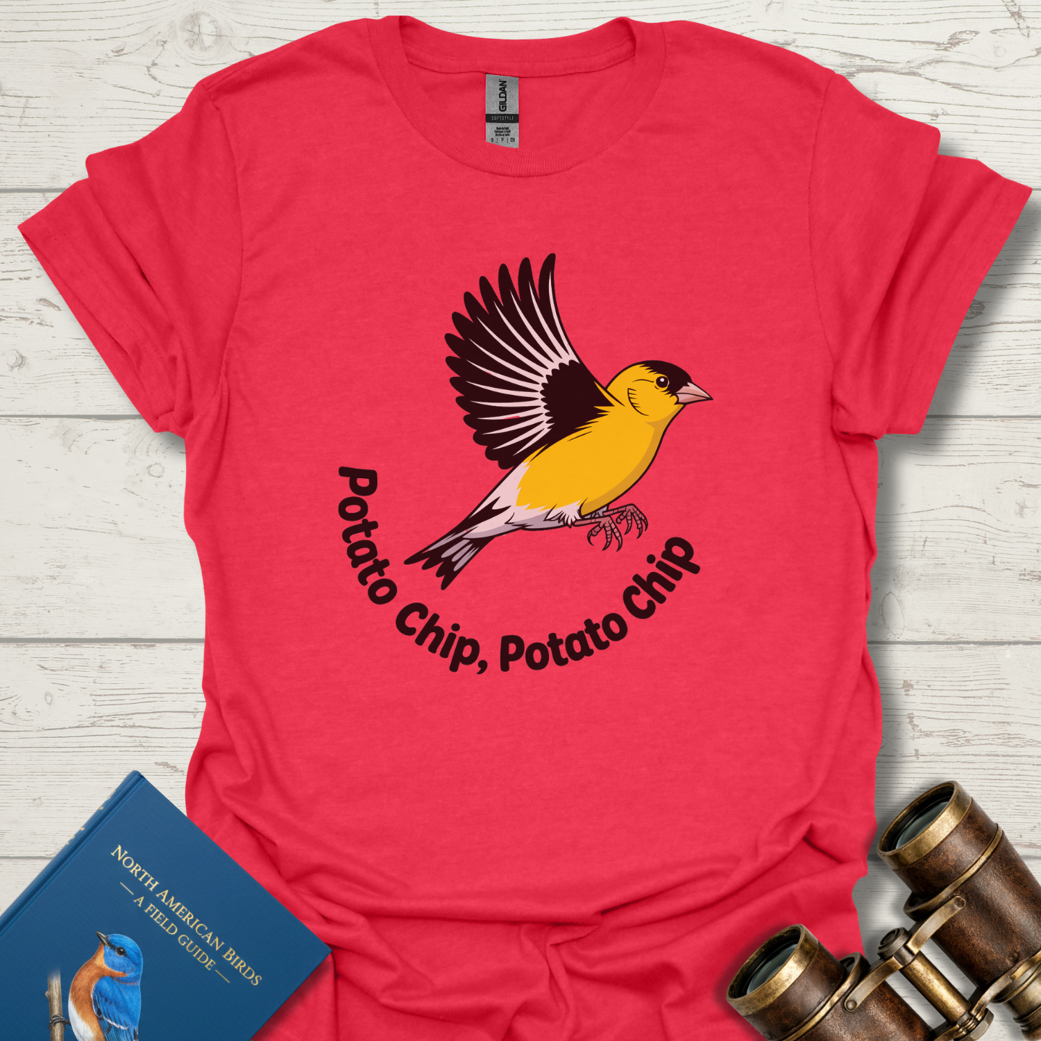 Goldfinch Potato Chip Bird T-Shirt