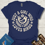 Girl Loves Birds T-Shirt