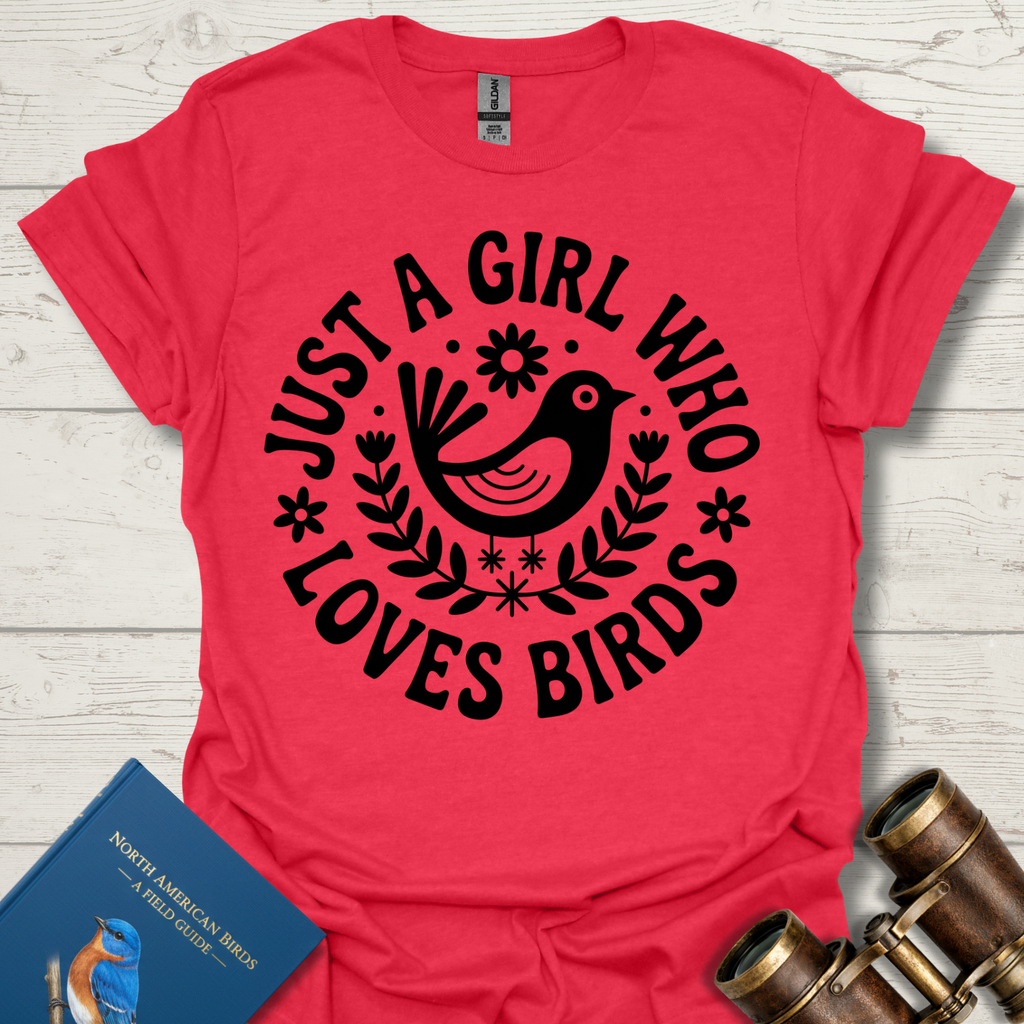 Girl Loves Birds T-Shirt