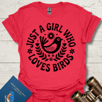 Girl Loves Birds T-Shirt