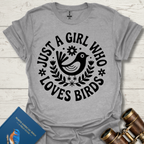 Girl Loves Birds T-Shirt