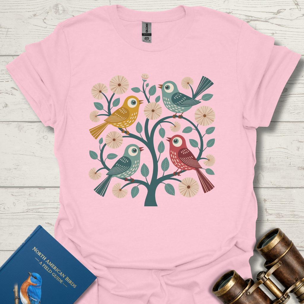 Folk Birds T-Shirt