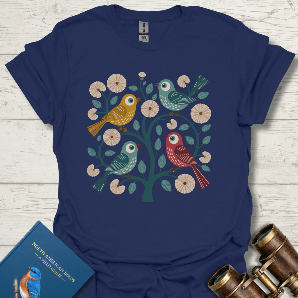 Folk Birds T-Shirt