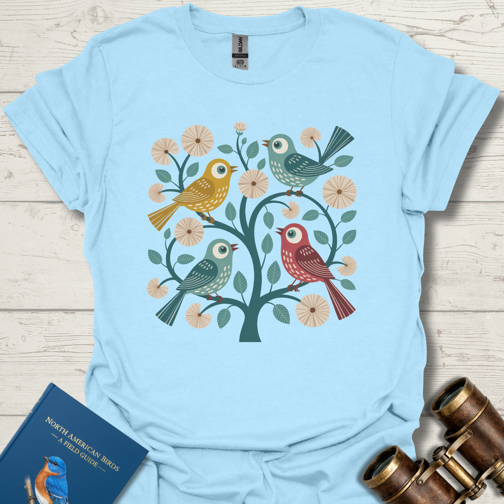 Folk Birds T-Shirt
