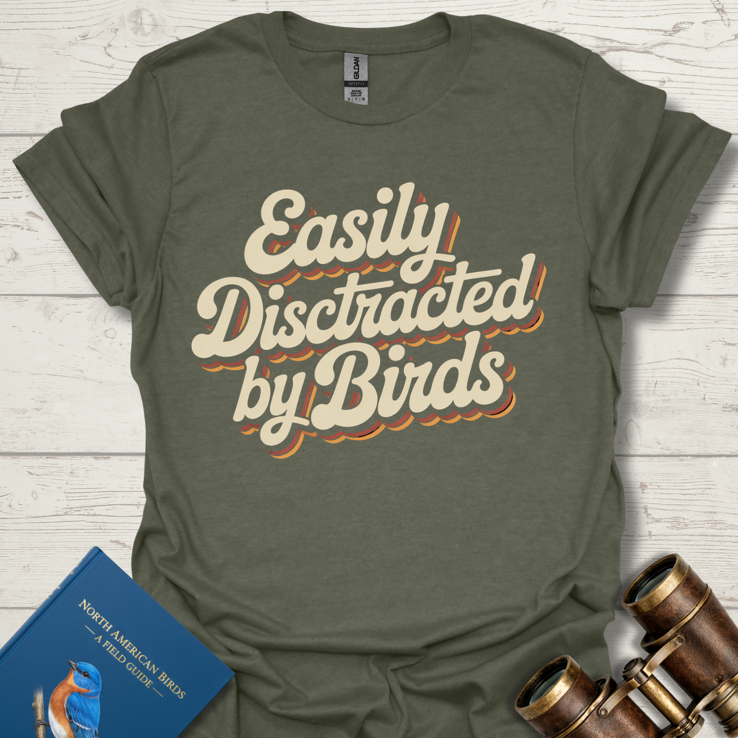 Easily Distracted By Birds T-Shirt