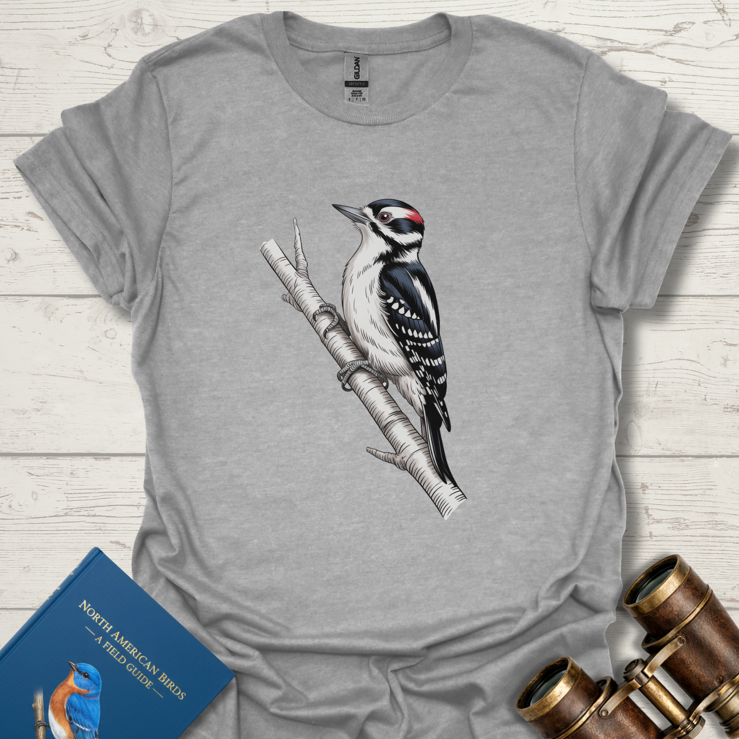 Downy Woodpecker Bird T-Shirt