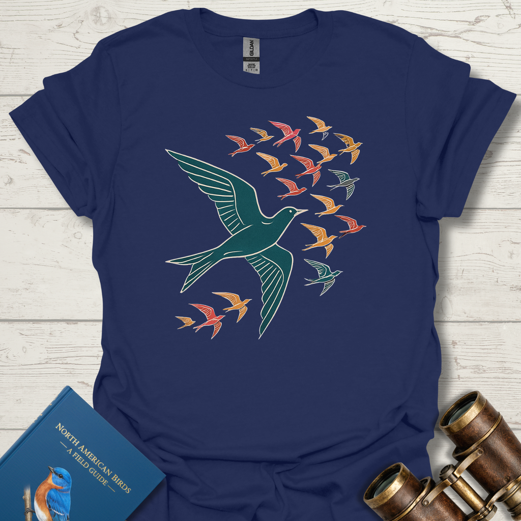 Bird Flock in Flight T-Shirt