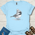 Chickadee in a Cap Bird T-Shirt