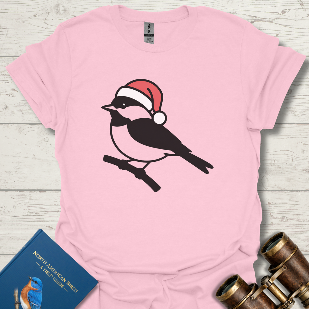 Chickadee Santa T-Shirt