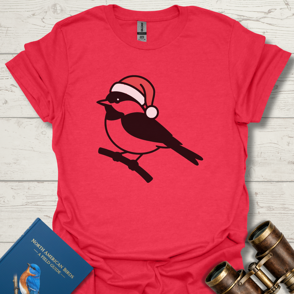 Chickadee Santa T-Shirt