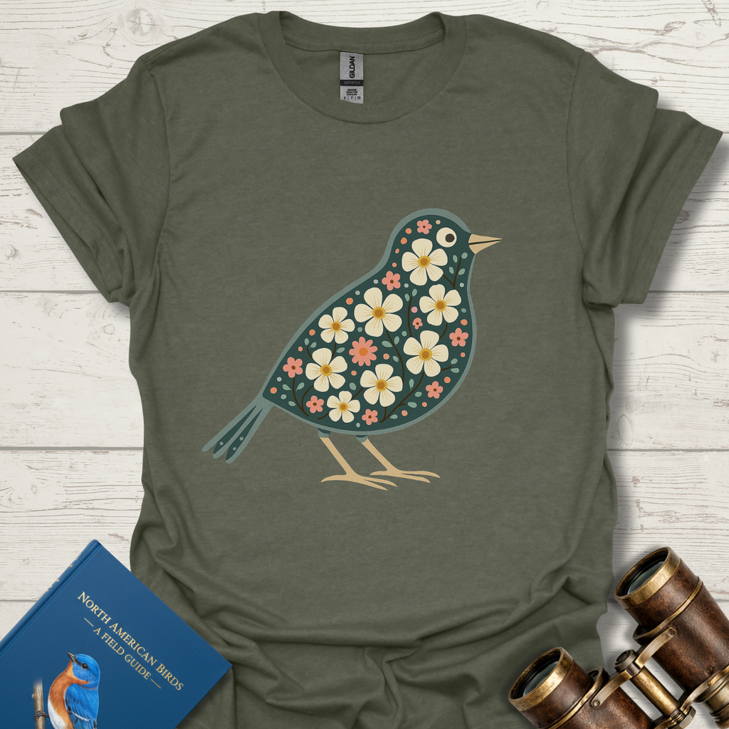 Flower Bird T-Shirt