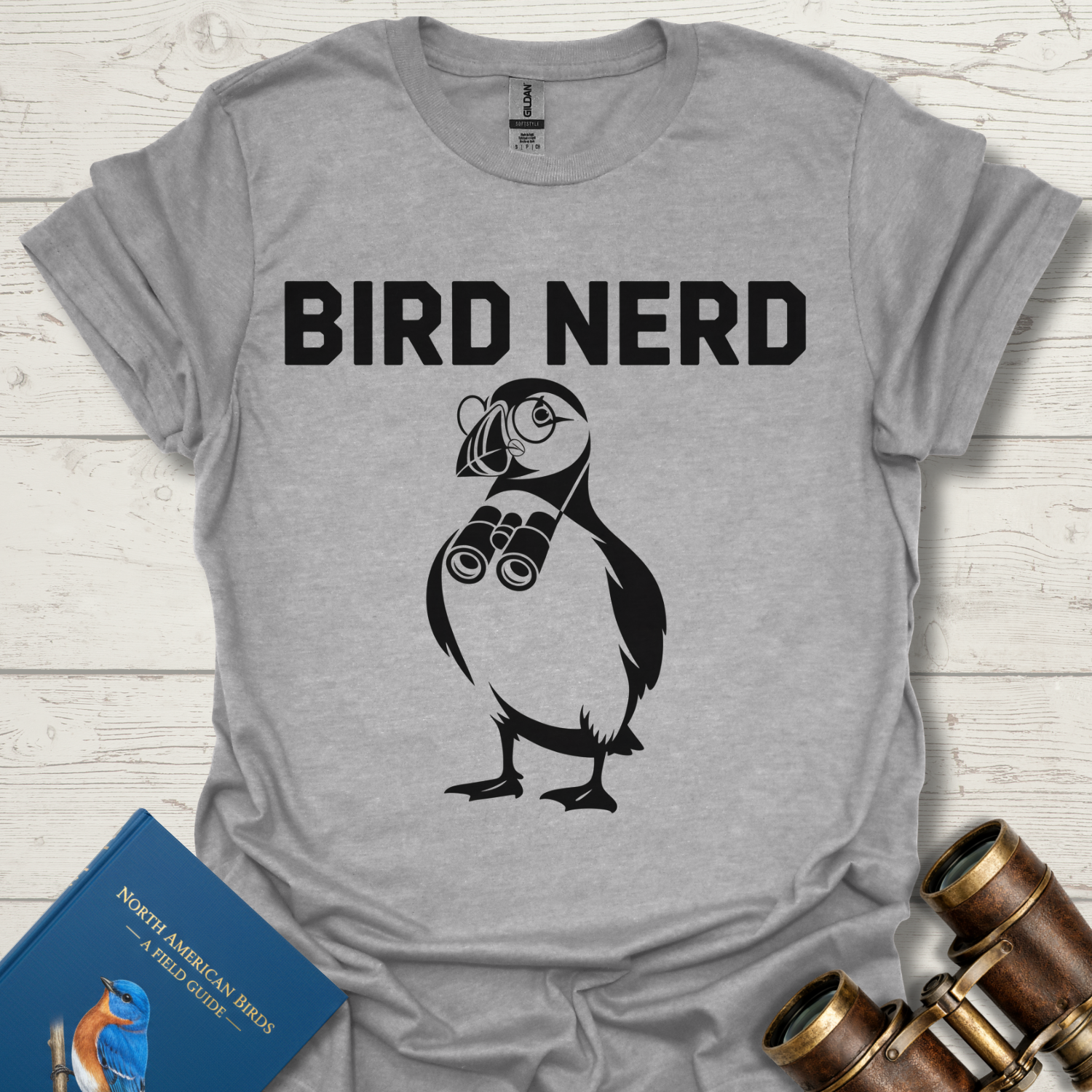 Bird Nerd Puffin T-Shirt