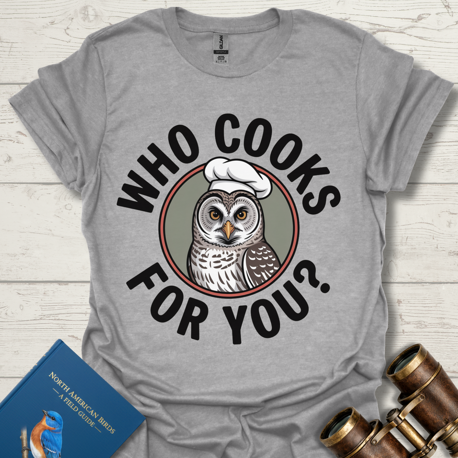 Who Cooks For You Owl T-Shirt