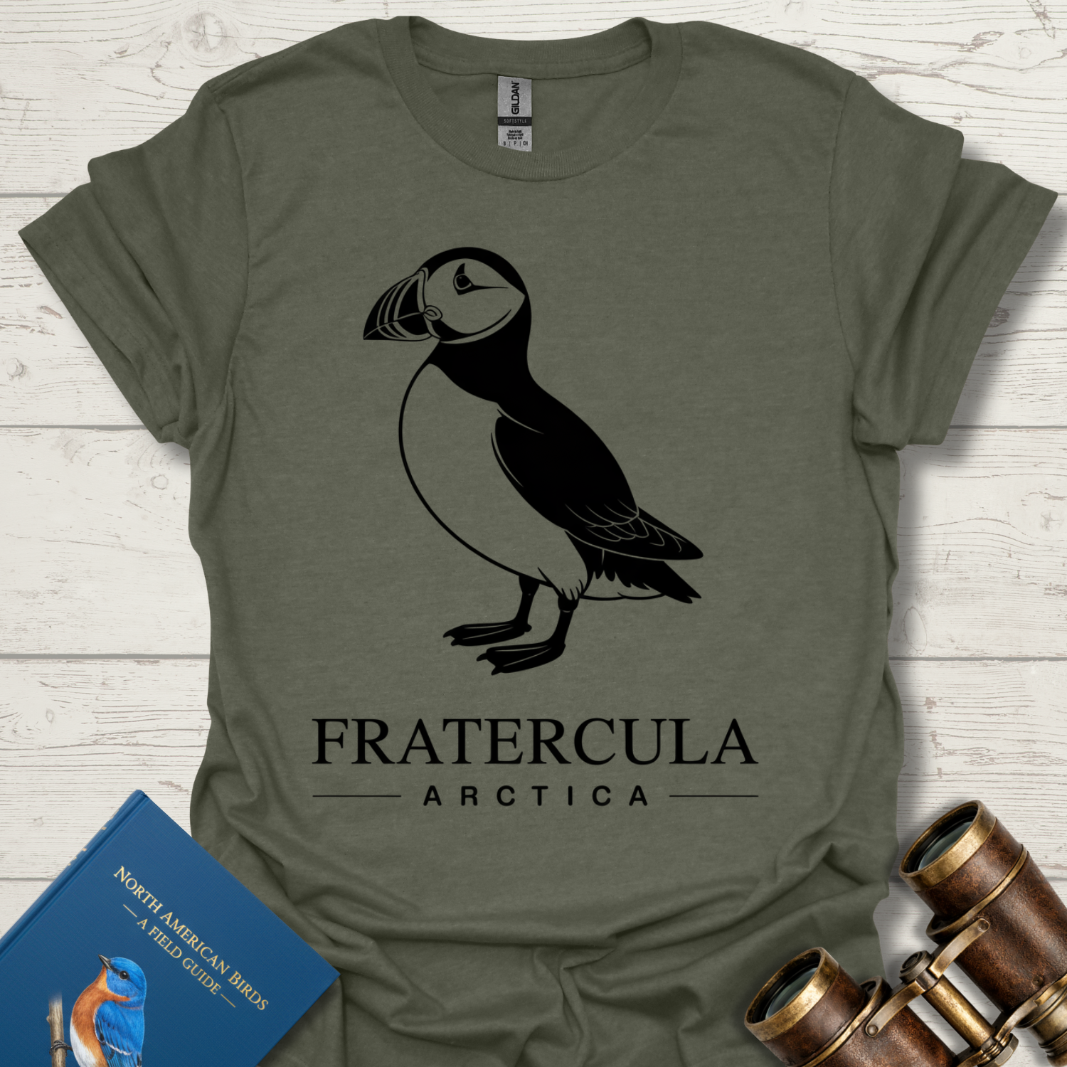 Atlantic Puffin Latin Name T-Shirt