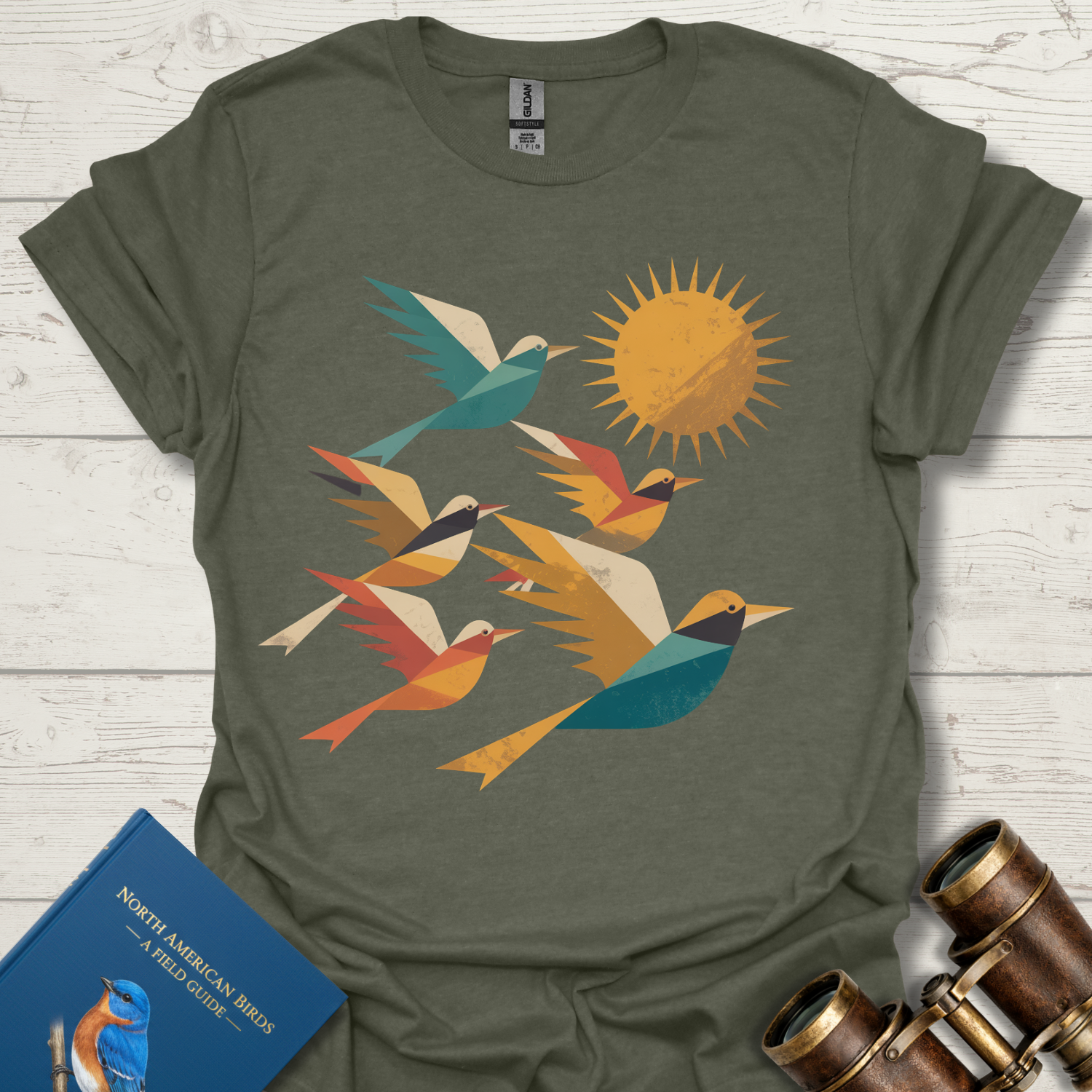 Kaleidoscope Birds T-Shirt