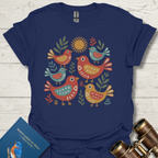 Fun Folk Birds T-Shirt