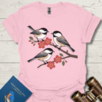 Chickadees and Cherry Blossoms T-Shirt