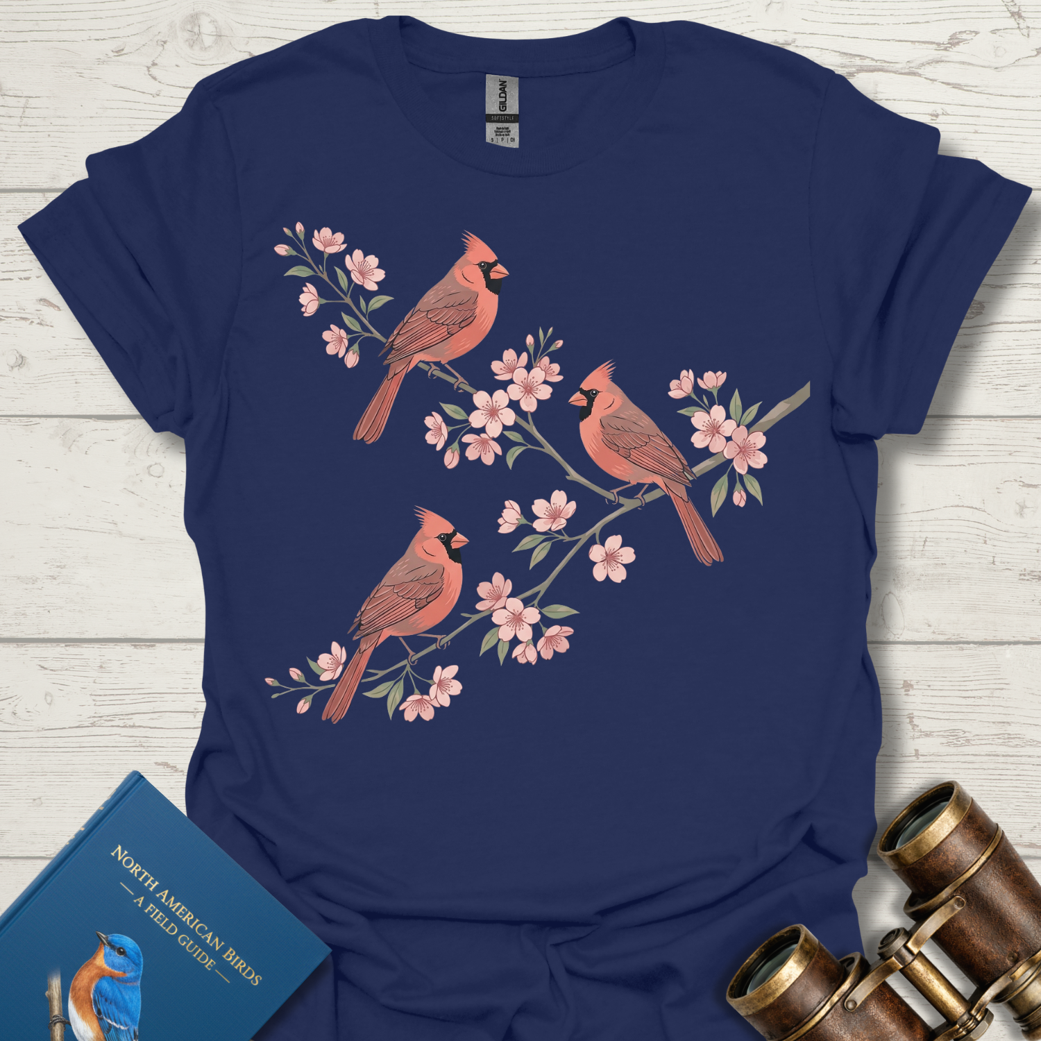 Cardinals in Cherry Tree