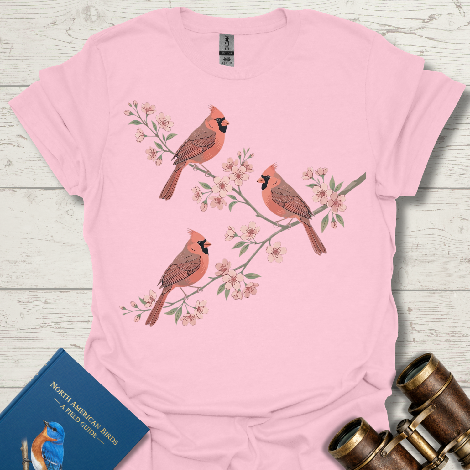 Cardinals in Cherry Tree
