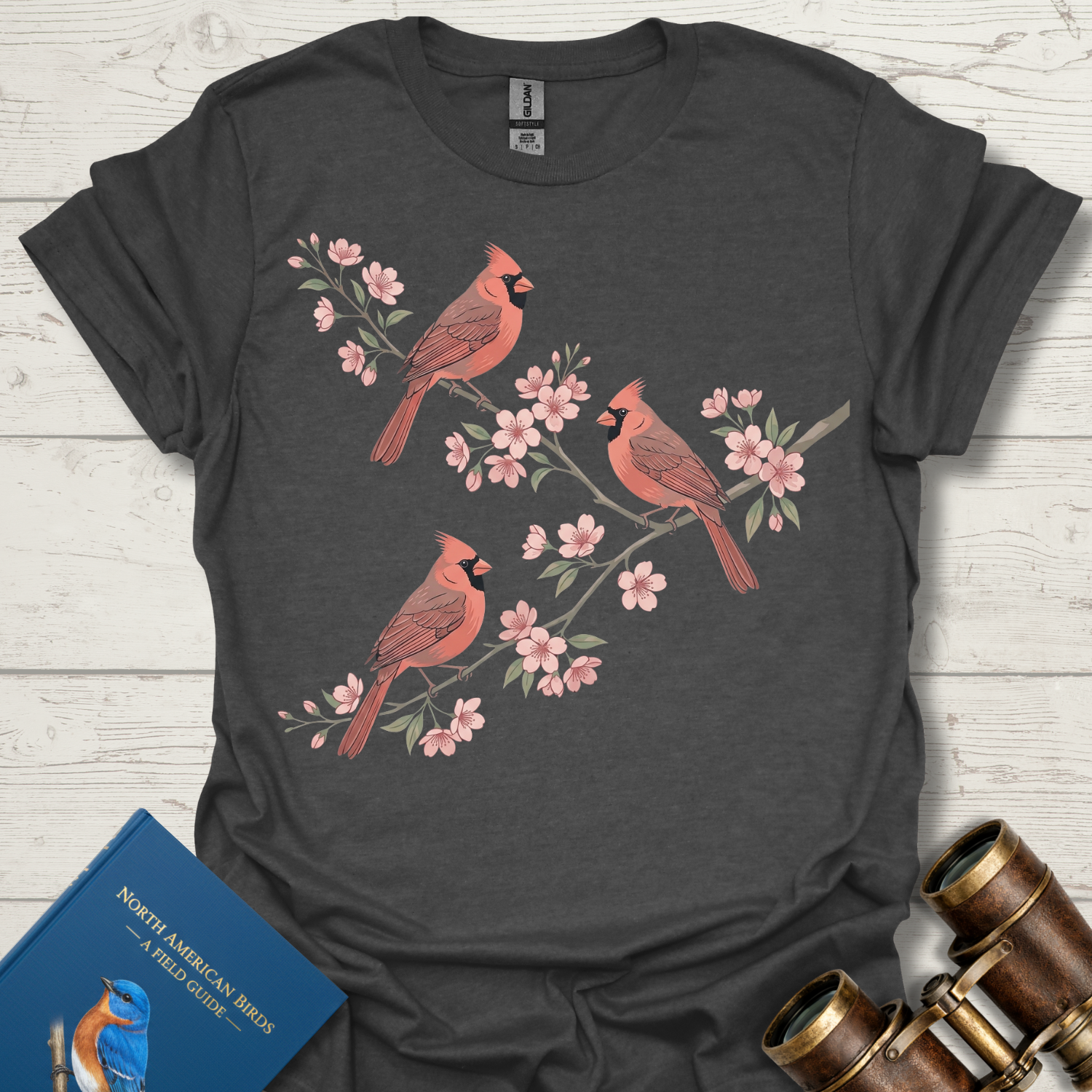 Cardinals in Cherry Tree
