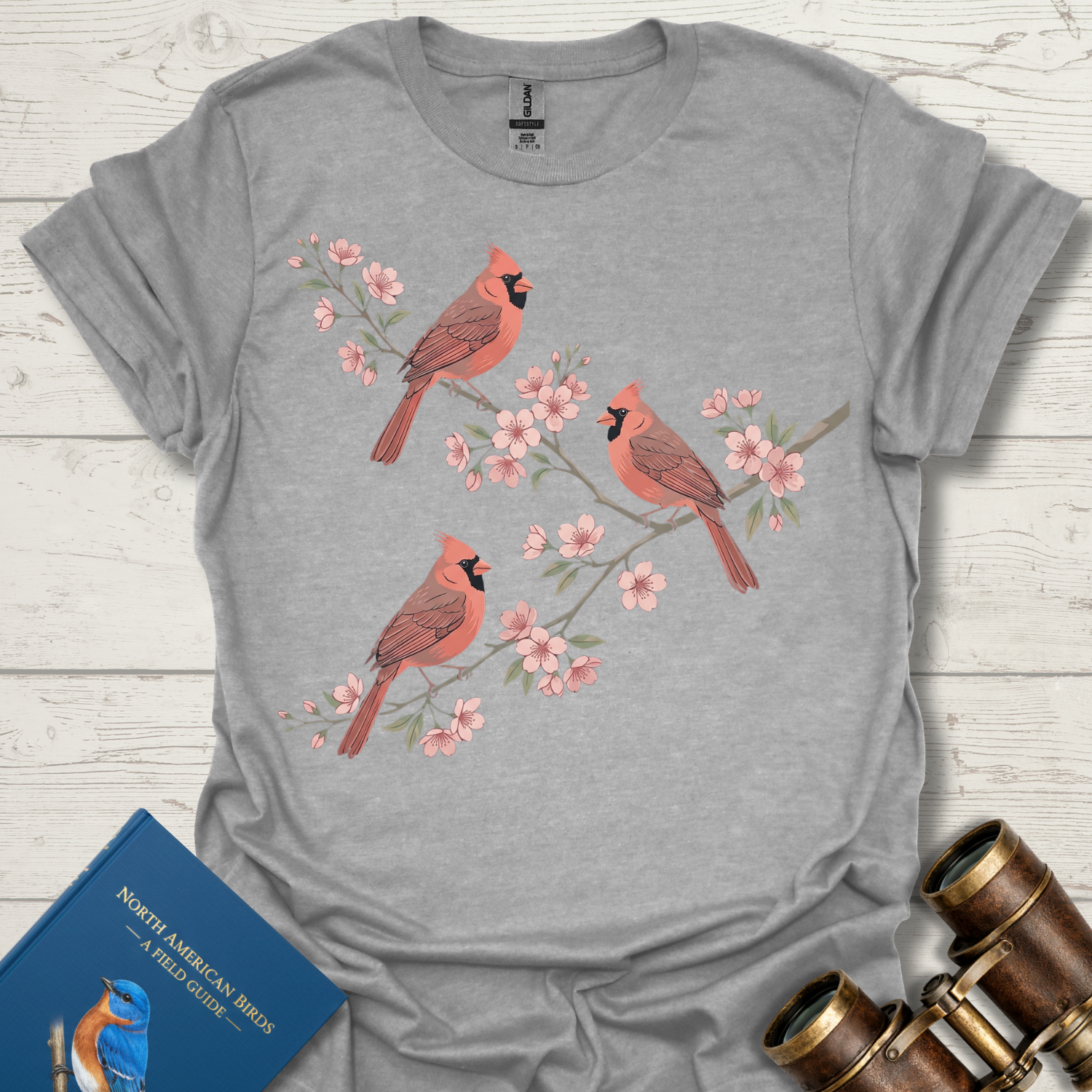 Cardinals in Cherry Tree